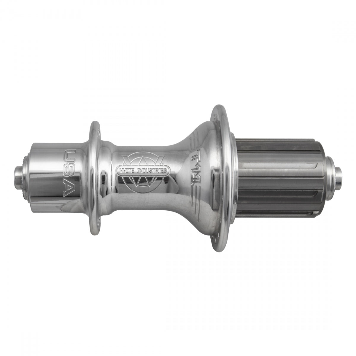 HUB RR WHITE IND T11 32x130x5mmQR 10-11sCAS TI NON DISC SL