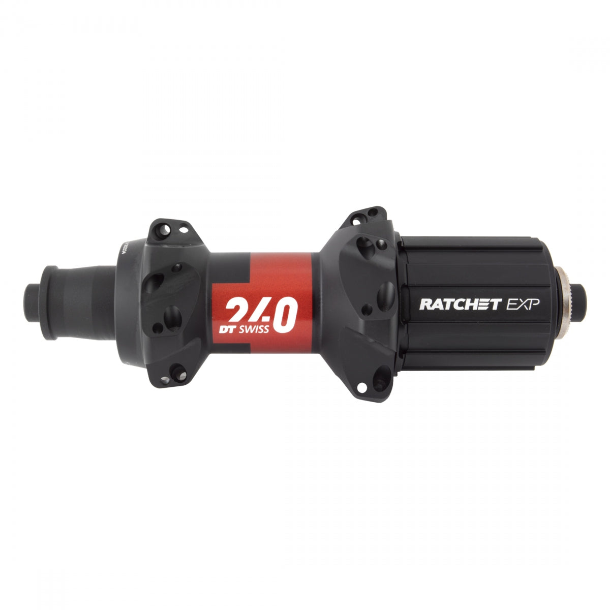 HUB RR DT 240 STRAIGHT PULL RD 24x130x5mmQR 8-11CAS RATCHET EXP BK (L)