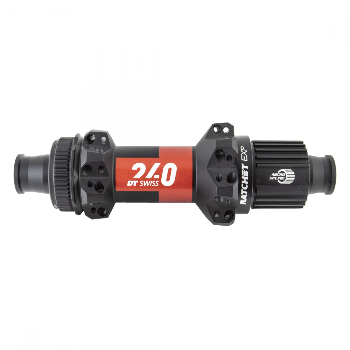 HUB RR DT 240 STRAIGHT PULL MTB 28x148x12mmTA MICROSPLINE RATCHET EXP CL BK (L)