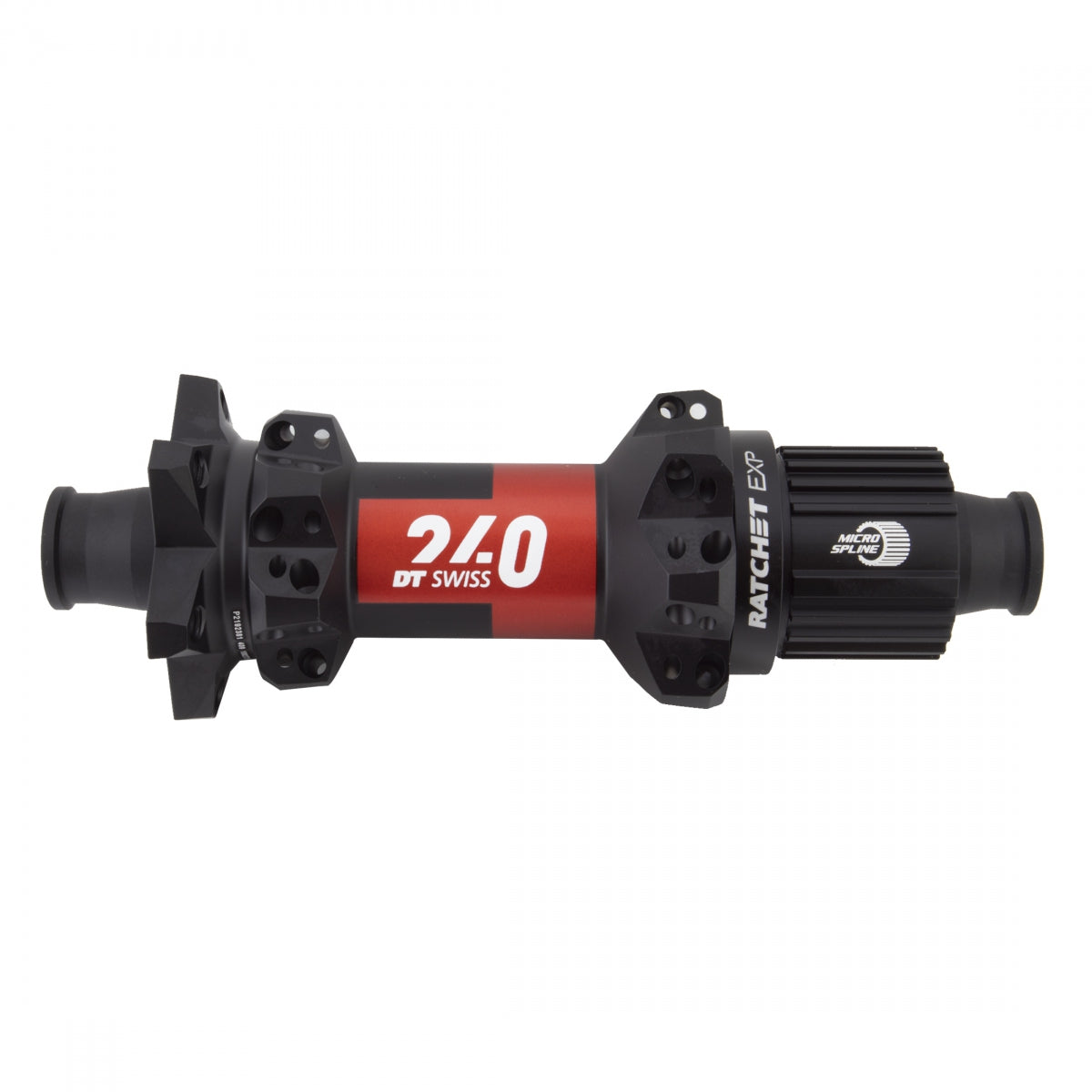 HUB RR DT 240 STRAIGHT PULL MTB 28x148x12mmTA MICROSPLINE RATCHET EXP 6B BK (L)