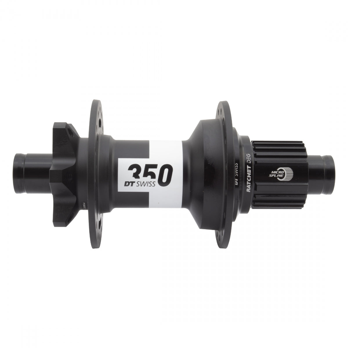 HUB RR DT 350 MTB 32x148x12mmTA 6B MICROSPLINE RATCHET DEG 72 BK