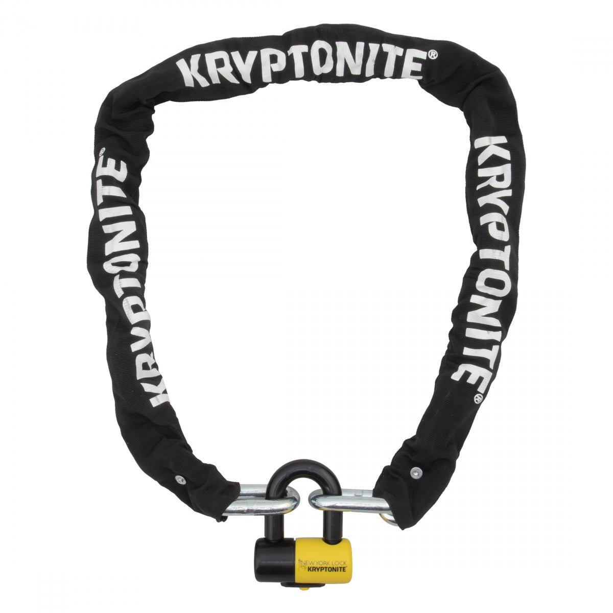 LOCK KRY CHAIN NY LEGEND 1515 4.9fx15mm w/NY DISC YL/BK