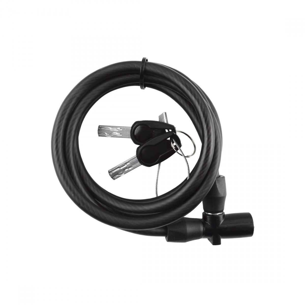LOCK SUNLT QUICK-LOCK CBL 8mmx5f KEY COIL BK