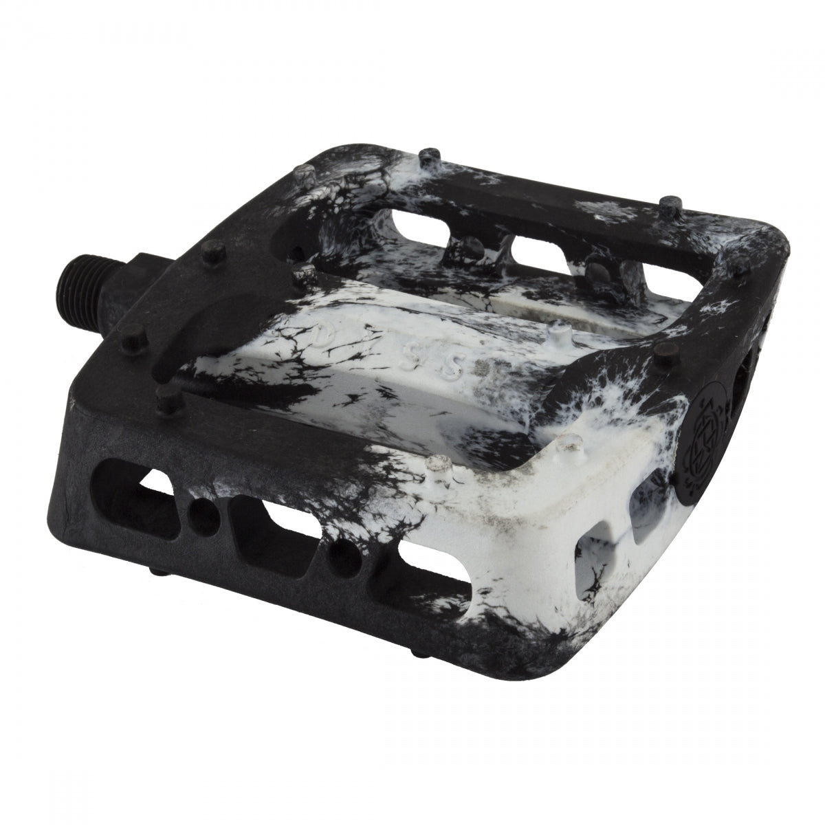 PEDALS ODY MX TWISTED PRO PC 9/16 BK/WH-SWIRL