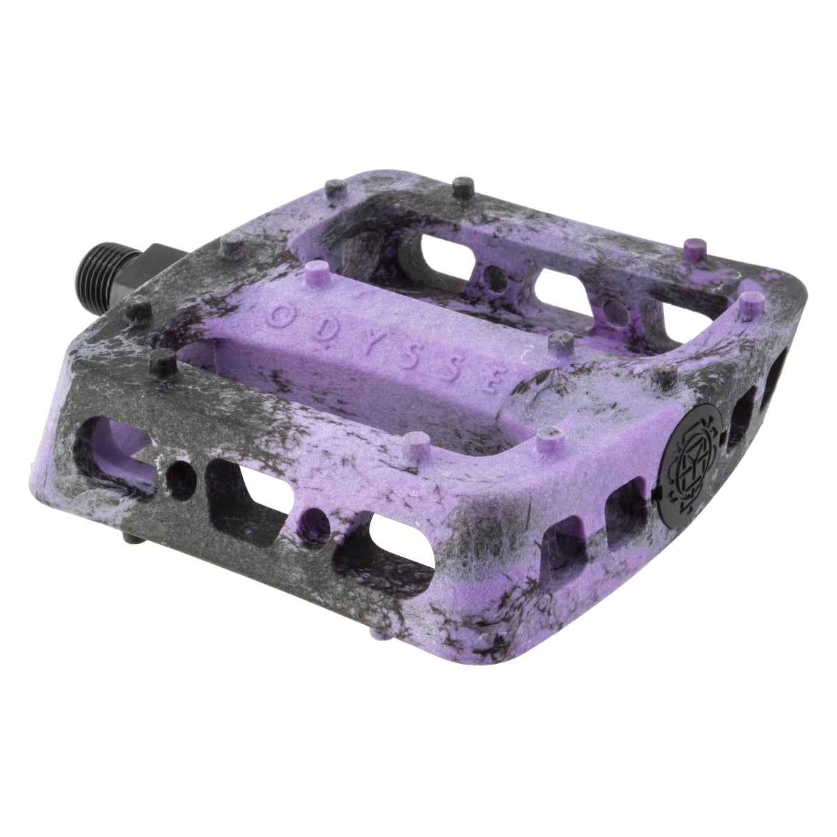 PEDALS ODY MX TWISTED PRO PC 9/16 BK/PU-SWIRL