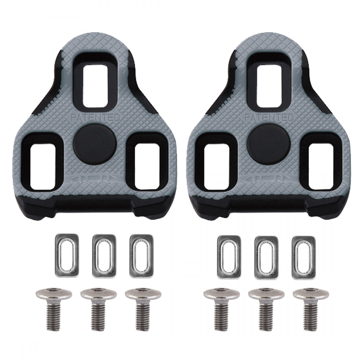 PEDAL CLEAT EXUSTAR BLK11+ KEO LOOK FIXED BK/GY (M)
