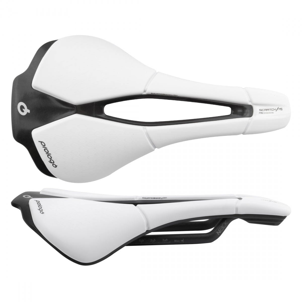 SADDLE PROLOGO SCRATCH M5 PAS NACK 140 WH