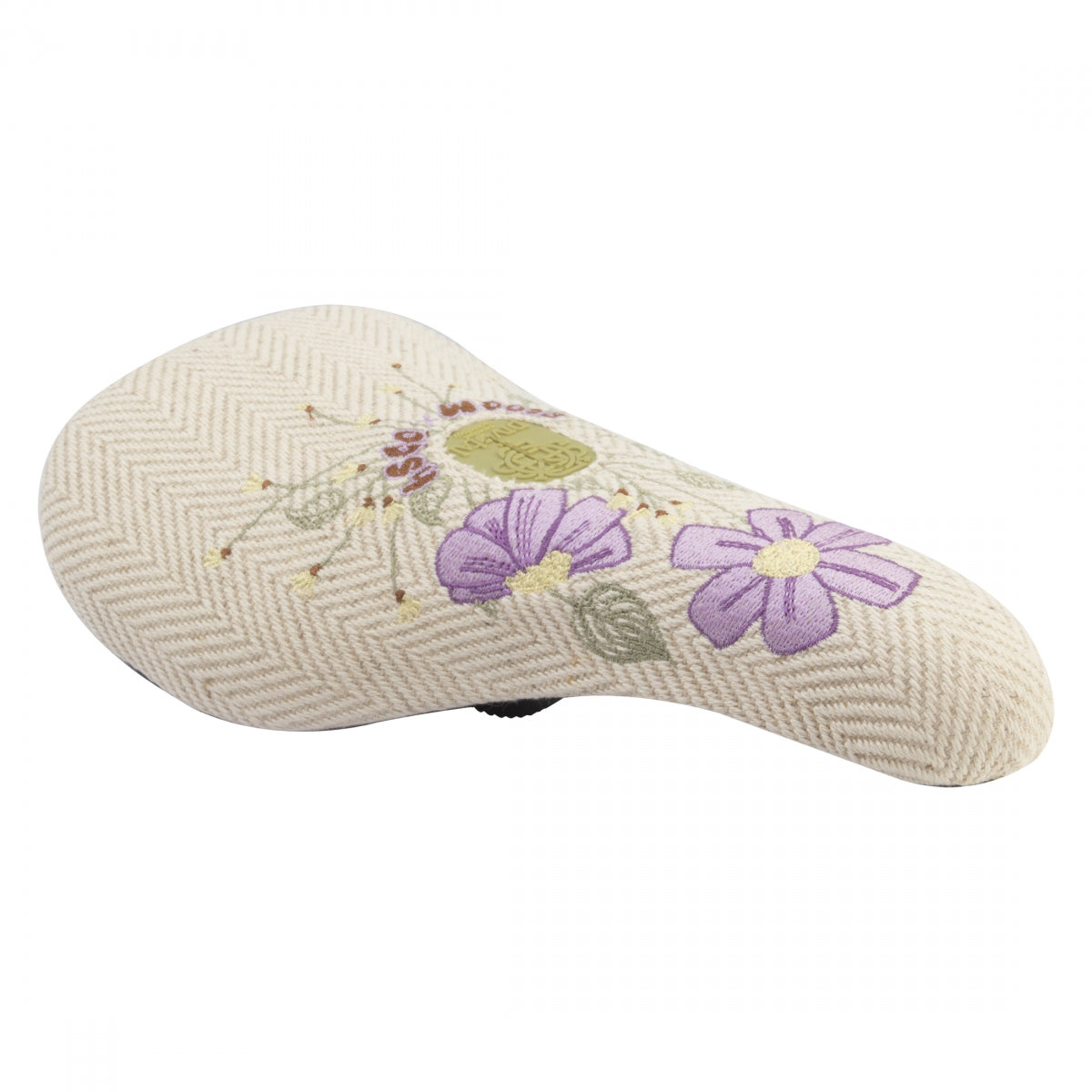 SADDLE ODY MX PIVOTAL BLOOM BMX V2 SLIMCREAM CORDUROY w/FLOWERS