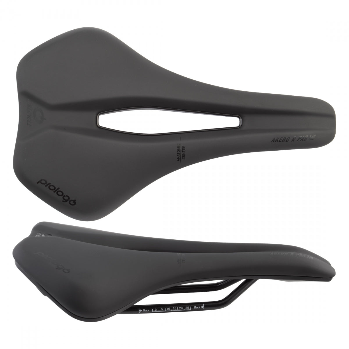 SADDLE PROLOGO AKERO R PAS STL 160 BK