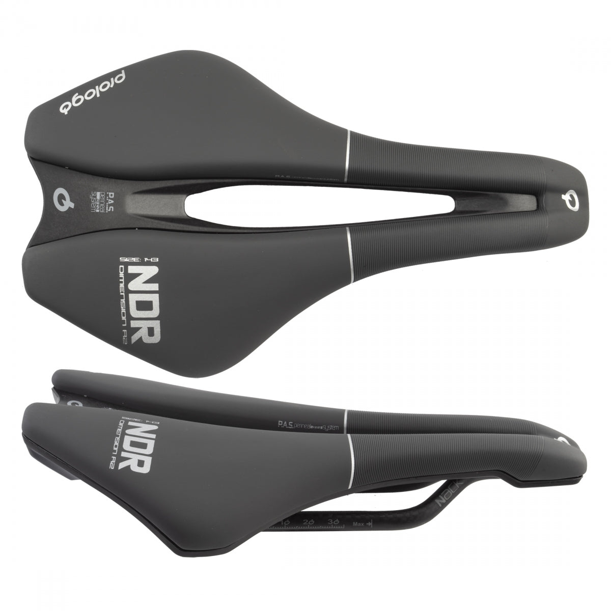 SADDLE PROLOGO DIMENSION R2 NDR NACK 143 BK/GY
