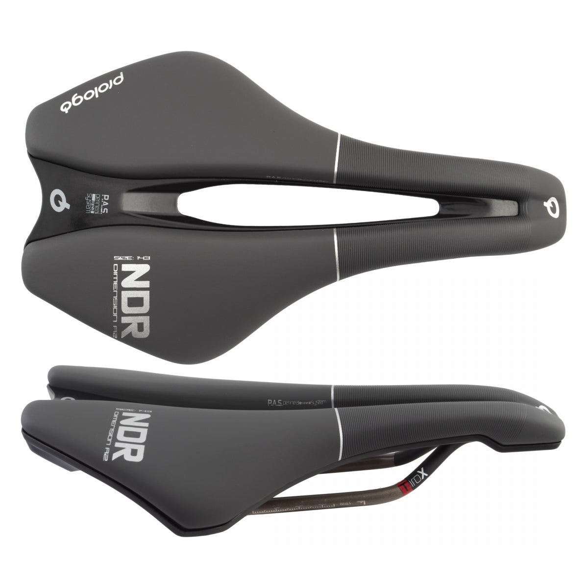 SADDLE PROLOGO DIMENSION R2 NDR TIROX 143 BK/GY
