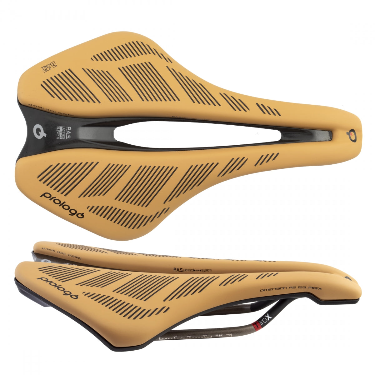 SADDLE PROLOGO DIMENSION R2 AGX TIROX 153 LT-BN w/SLIDE CONTROL