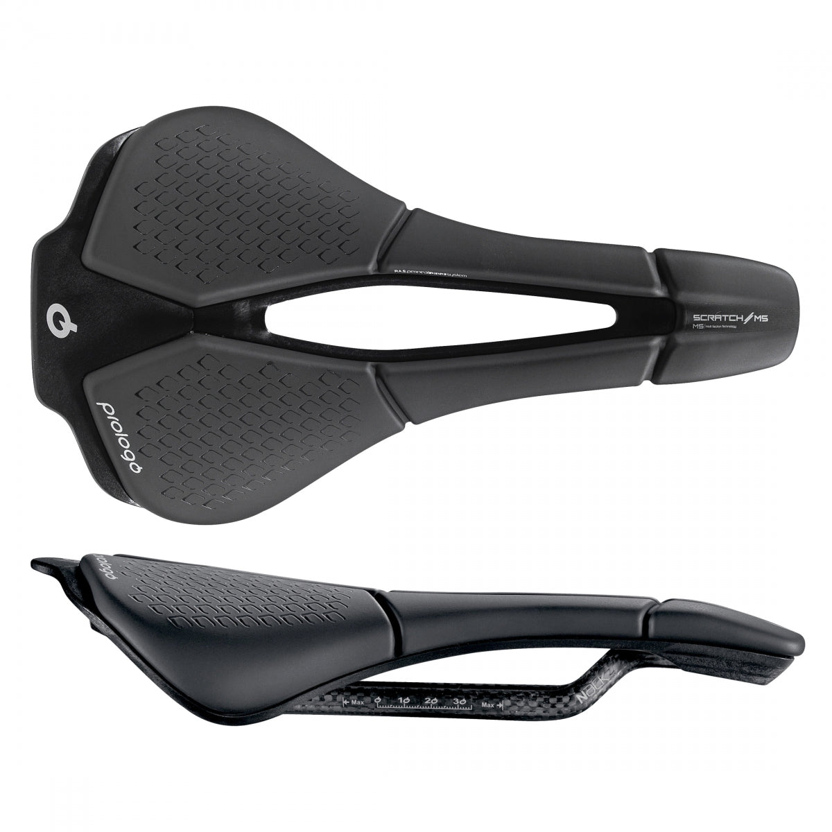 SADDLE PROLOGO SCRATCH M5 PAS NACK 140 BK