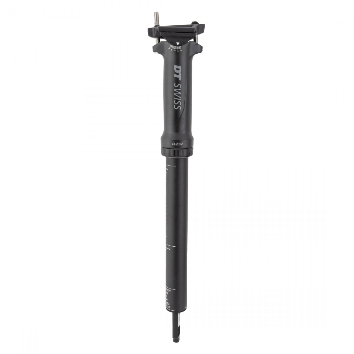 SEATPOST DT D232 DROPPER 27.2 400/60mm w/L1 REMOTE/CABLES/HOUSING BK