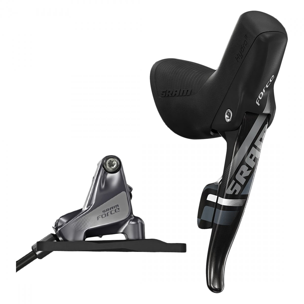 SHIFTER SRAM FORCE22 HYD DISC LH YAW 950 w/CALIPER FLAT MOUNT NO ROTORorBRACKET