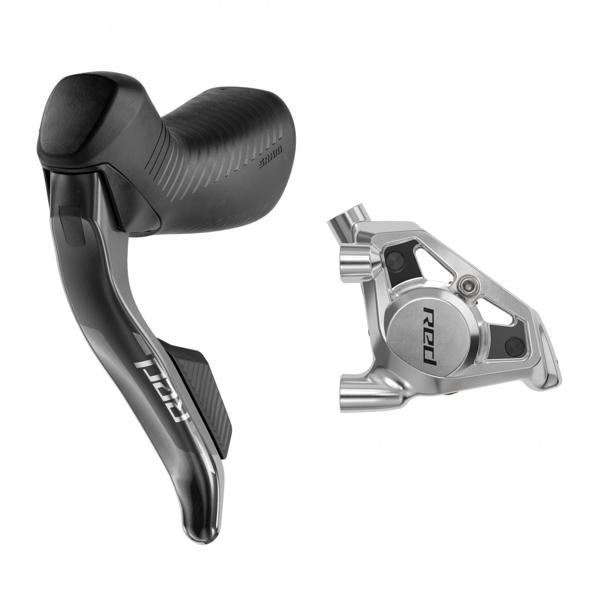 SHIFTER SRAM RED AXS E1 HYD DISC LH 950 FLAT MOUNT NO ROTOR CARB-GY