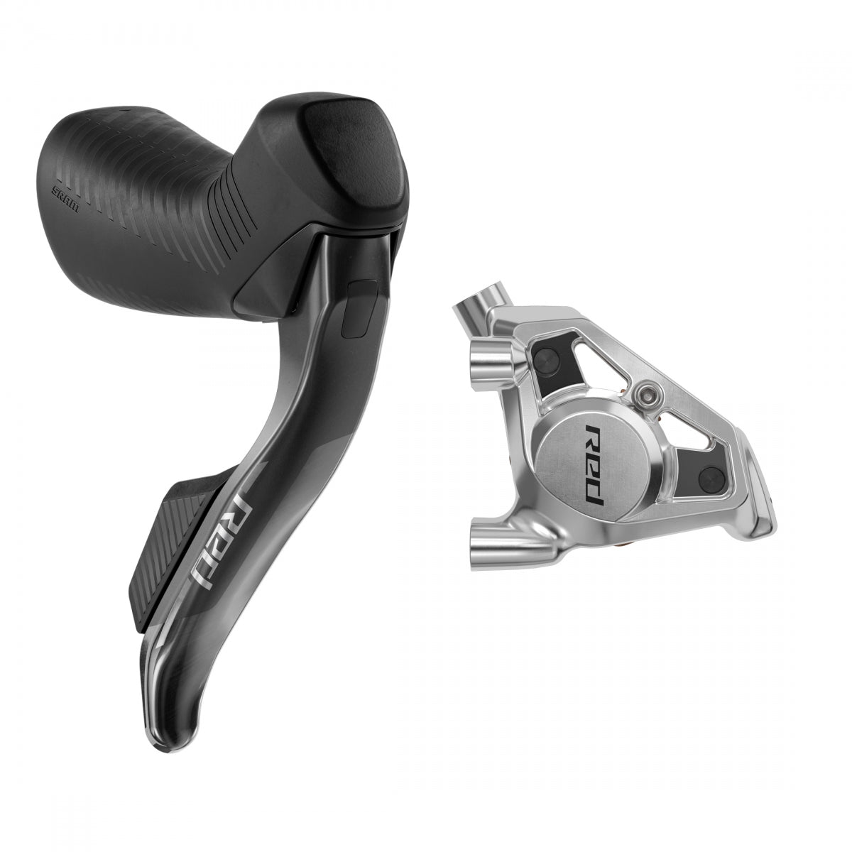 SHIFTER SRAM RED AXS E1 HYD DISC RH 1800 FLAT MOUNT NO ROTOR CARB-GY