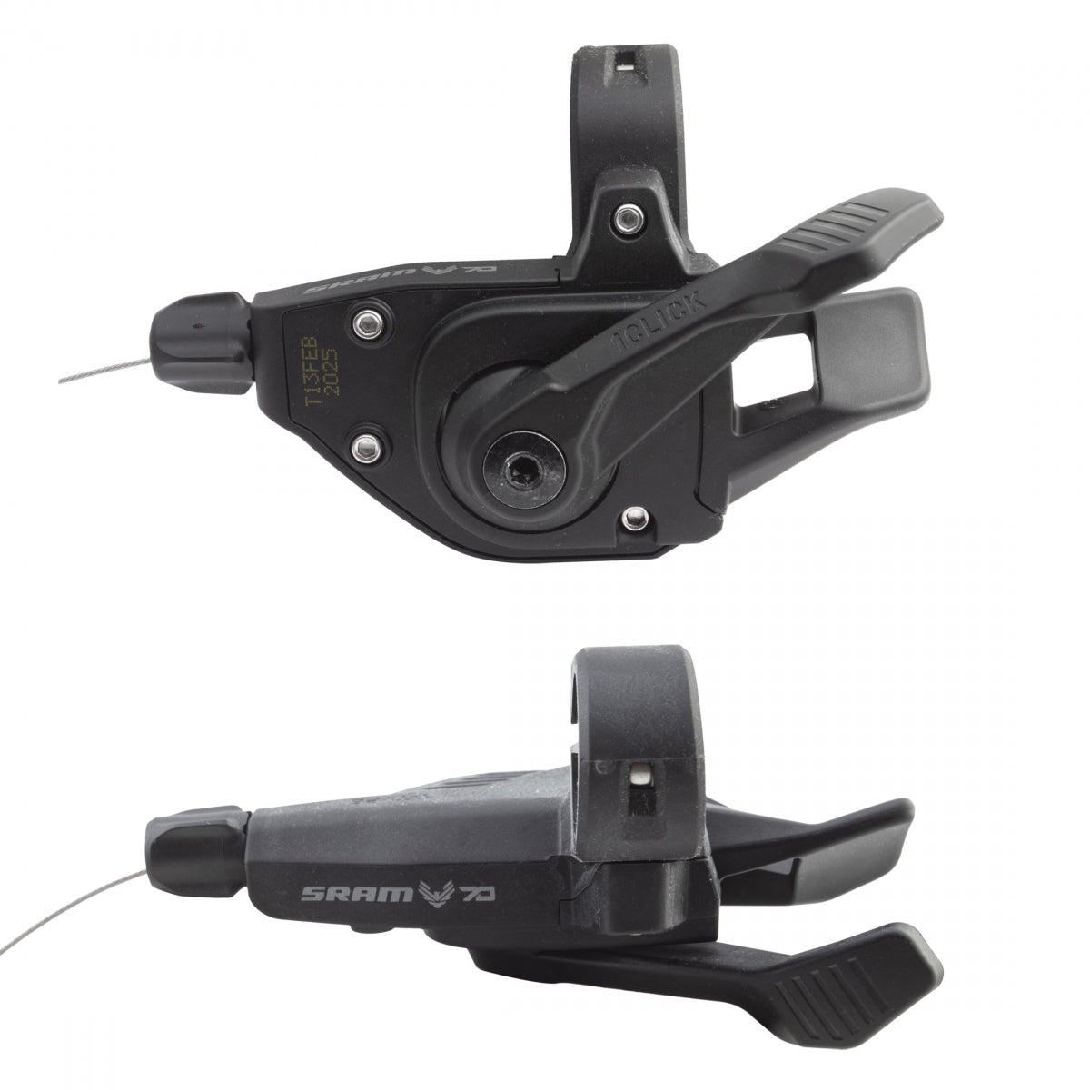 SHIFTER SRAM EAGLE 70 TRIGGER SGL CLICK 12s RH BK w/INTEGRATED CLAMP