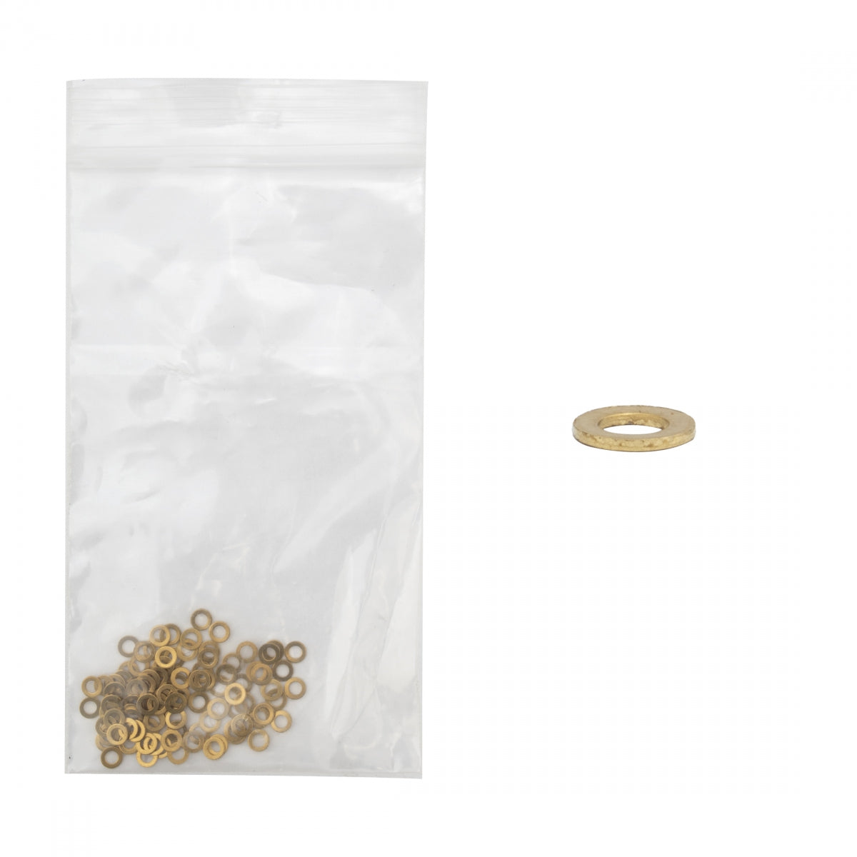 SPOKE HEAD WASHER BRASS DT 13G BGof100