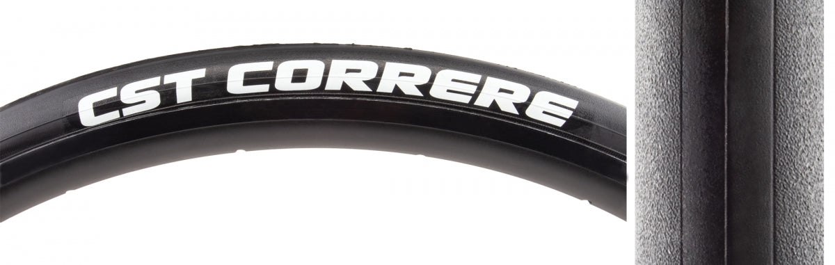 TIRE CSTP CORRERE 700x25 BK/BK WIRE DC