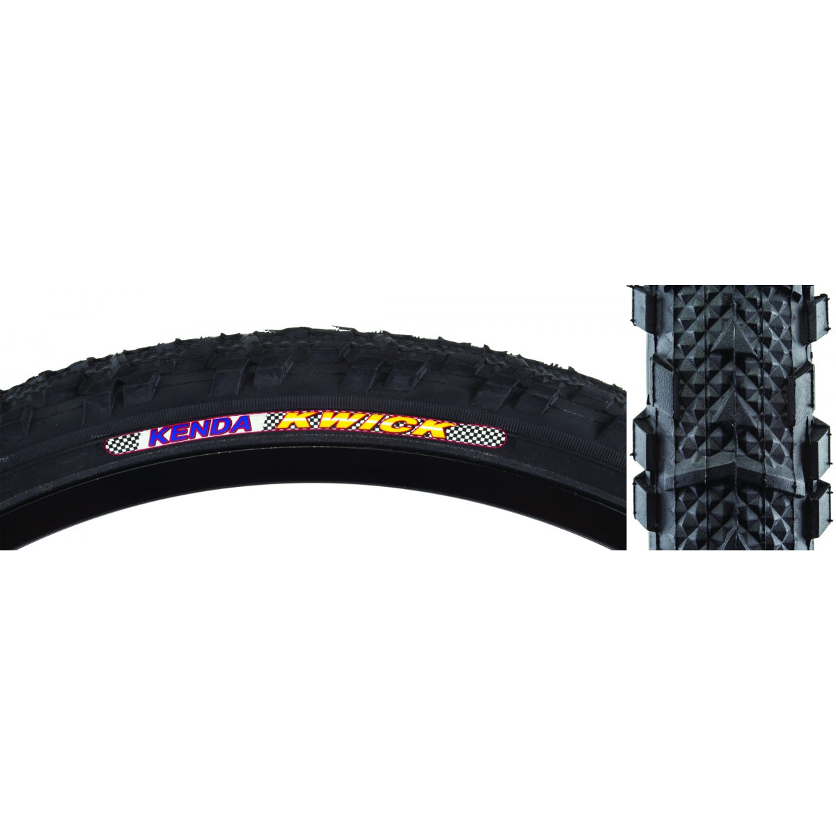 TIRE KEN KWICK 24x1.95 BK/BK SRC/30 WIRE 65psi