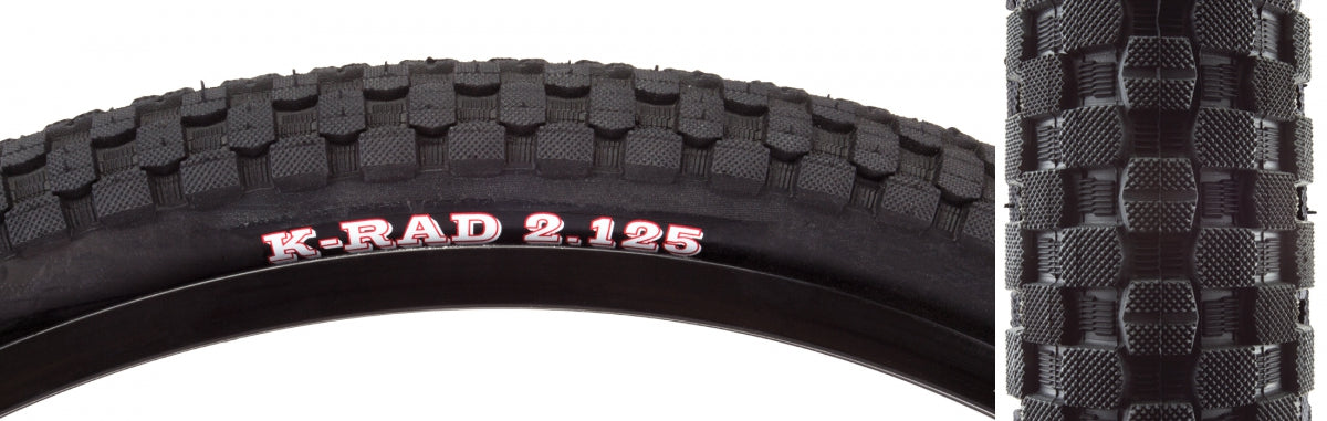 TIRE KEN K-RAD SPORT 24x2.125 BK/BK SRC/60 WIRE 65psi