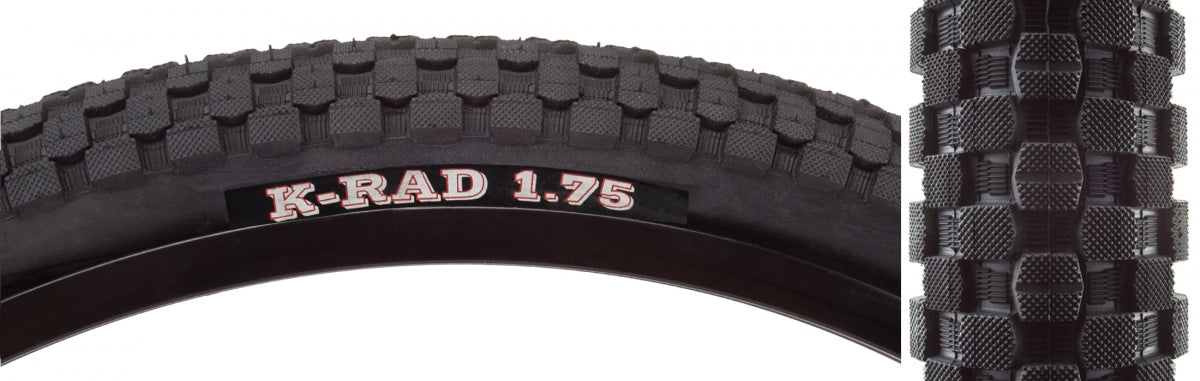 TIRE KEN K-RAD SPORT 20x1.75 BK/BK SRC/60 WIRE 65psi