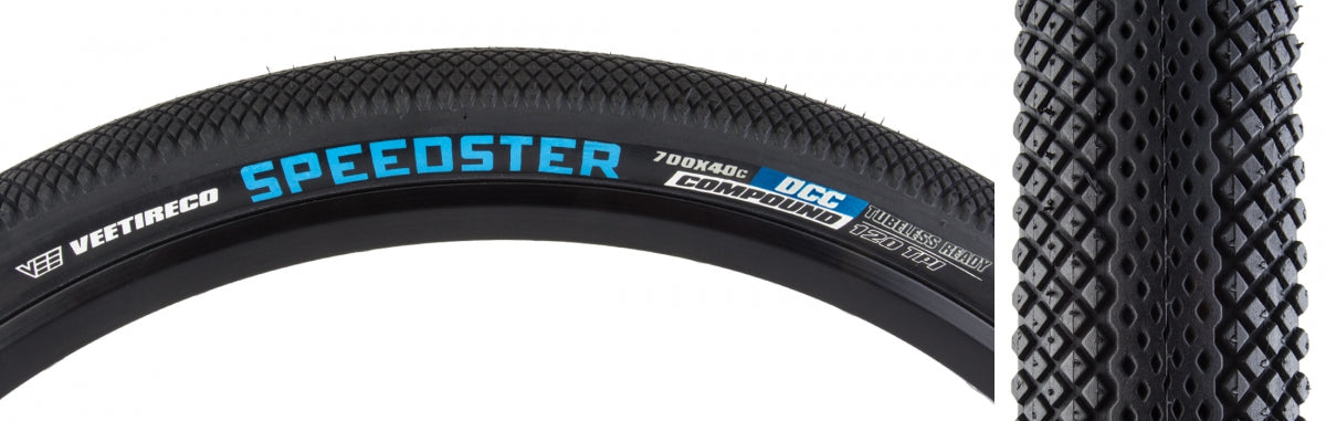 TIRE VEE SPEEDSTER 700x40 BK/BK FOLD/120/TLR/DCC/B-PROOF E25