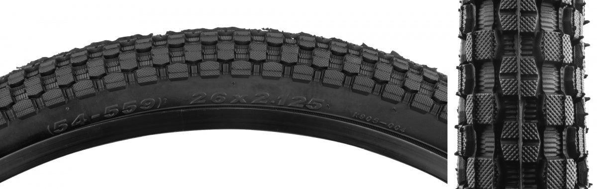 TIRE KEN K-RAD SPORT 26x2.125 BK/BK SRC/22 WIRE 65psi