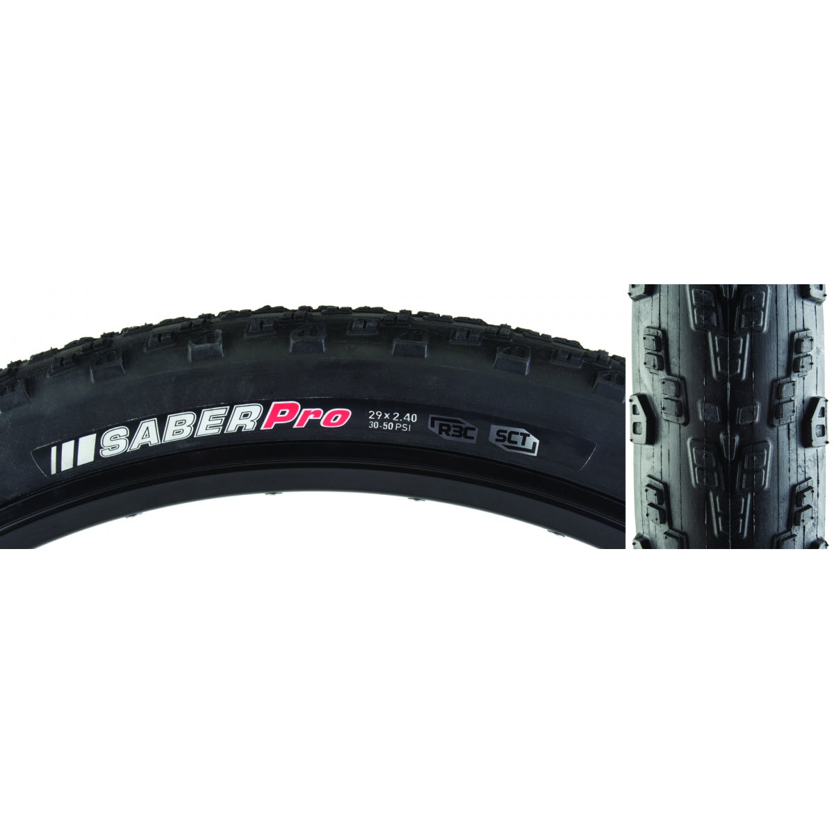 TIRE KEN SABER PRO 29x2.4 BK/BK R3C/KSCT/TLR FOLD 50psi