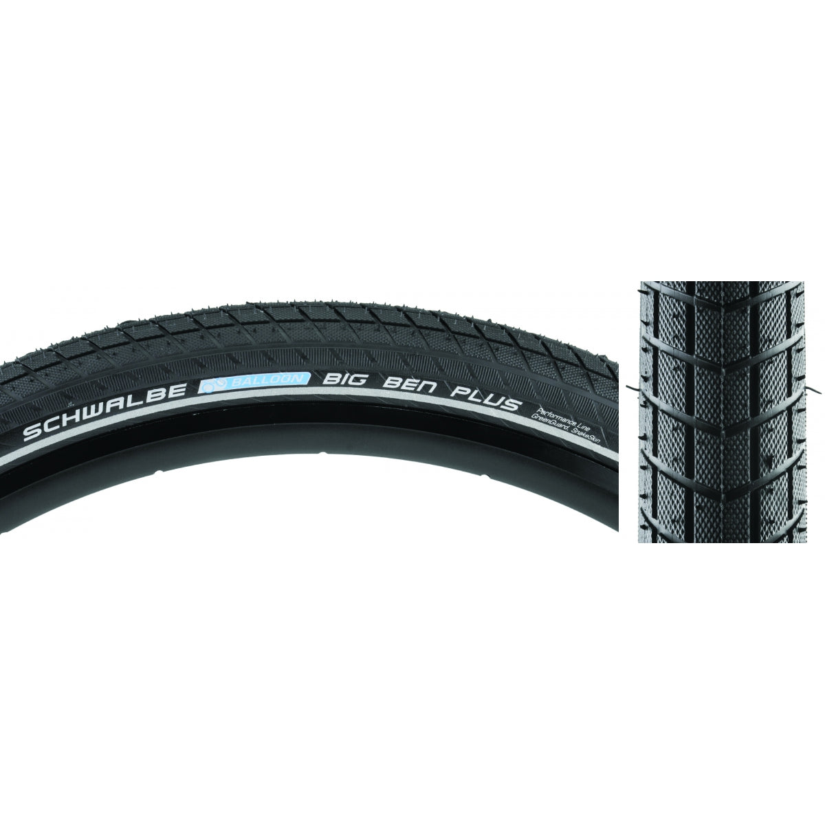 TIRE SWB BIG BEN PLUS 27.5x2.00 PERF SS GN-GUARD BK/BSK/REF ENDURANCE E50 WIRE