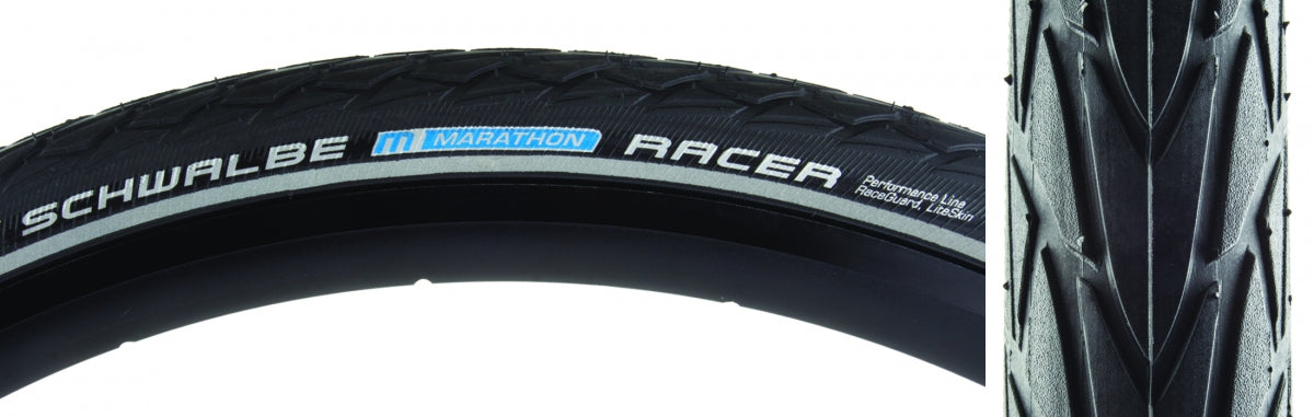 TIRE SWB MARATHON RACER 700x38 PERF LITE R-GUARD BK/BSK/REF SP-GRIP E25 WIRE