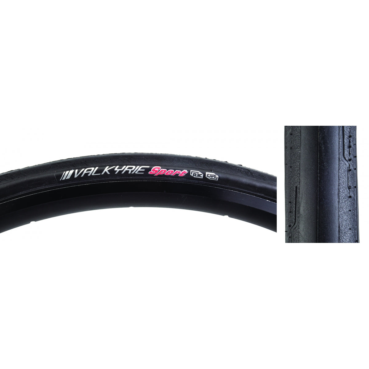 TIRE KEN VALKYRIE SPORT 700x28 BK/BK R3C/ICAPB/60 WIRE 100psi