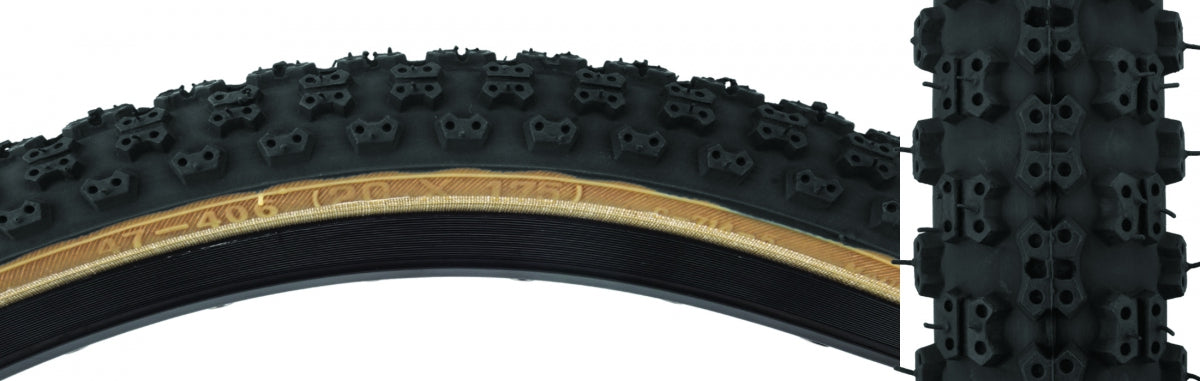 TIRE SUNLT 20x1.75 BK/SK MX3 C714 WIRE