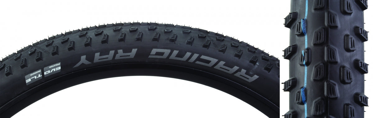 TIRE SWB RACING RAY 29x2.25 PERF TWIN BK/BSK ADDIX TLR FOLD