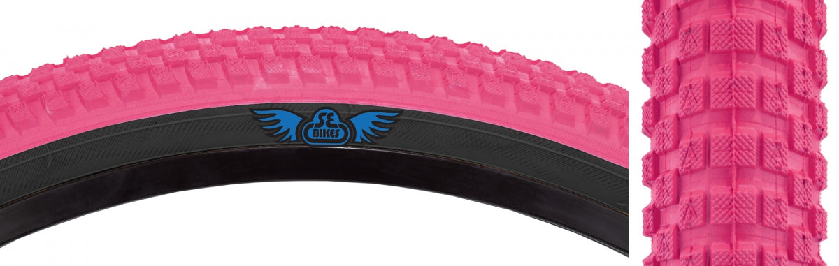 TIRE SE BIKES CUB 20x2.0 PK/BK WIRE/27/MPC