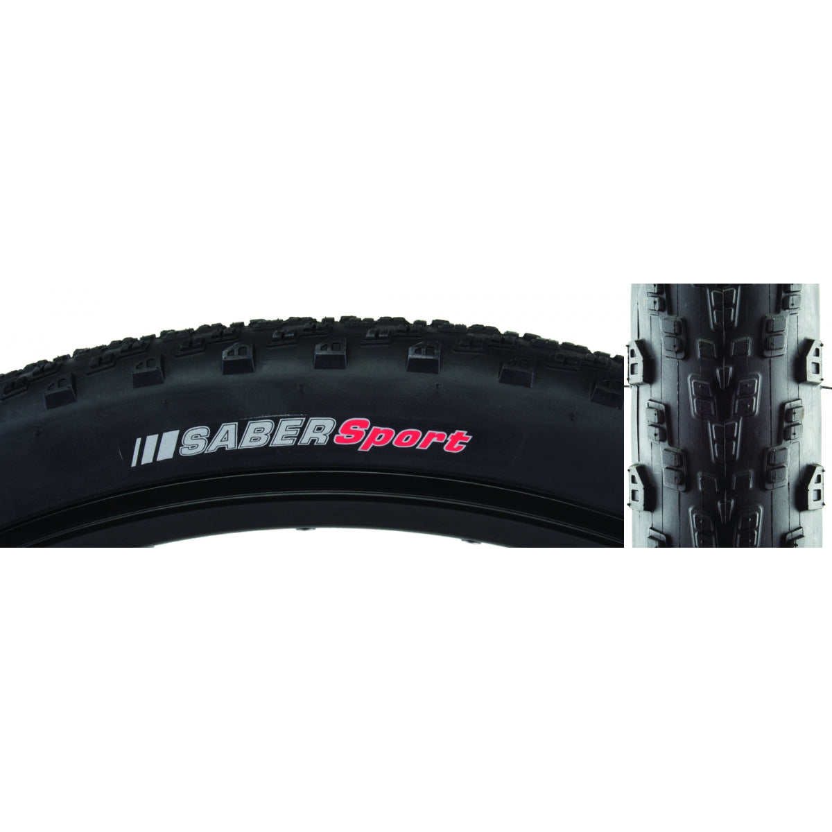TIRE KEN SABER SPORT 29x2.2 BK/BK R3C/60 WIRE 45psi