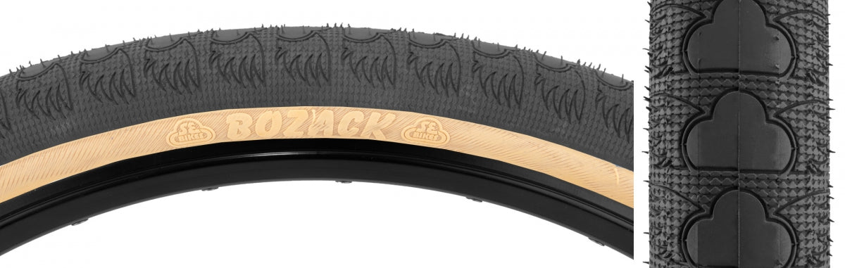 TIRE SE BIKES SE BOZACK 26x2.4 BK/TAN WIRE/27/MPC