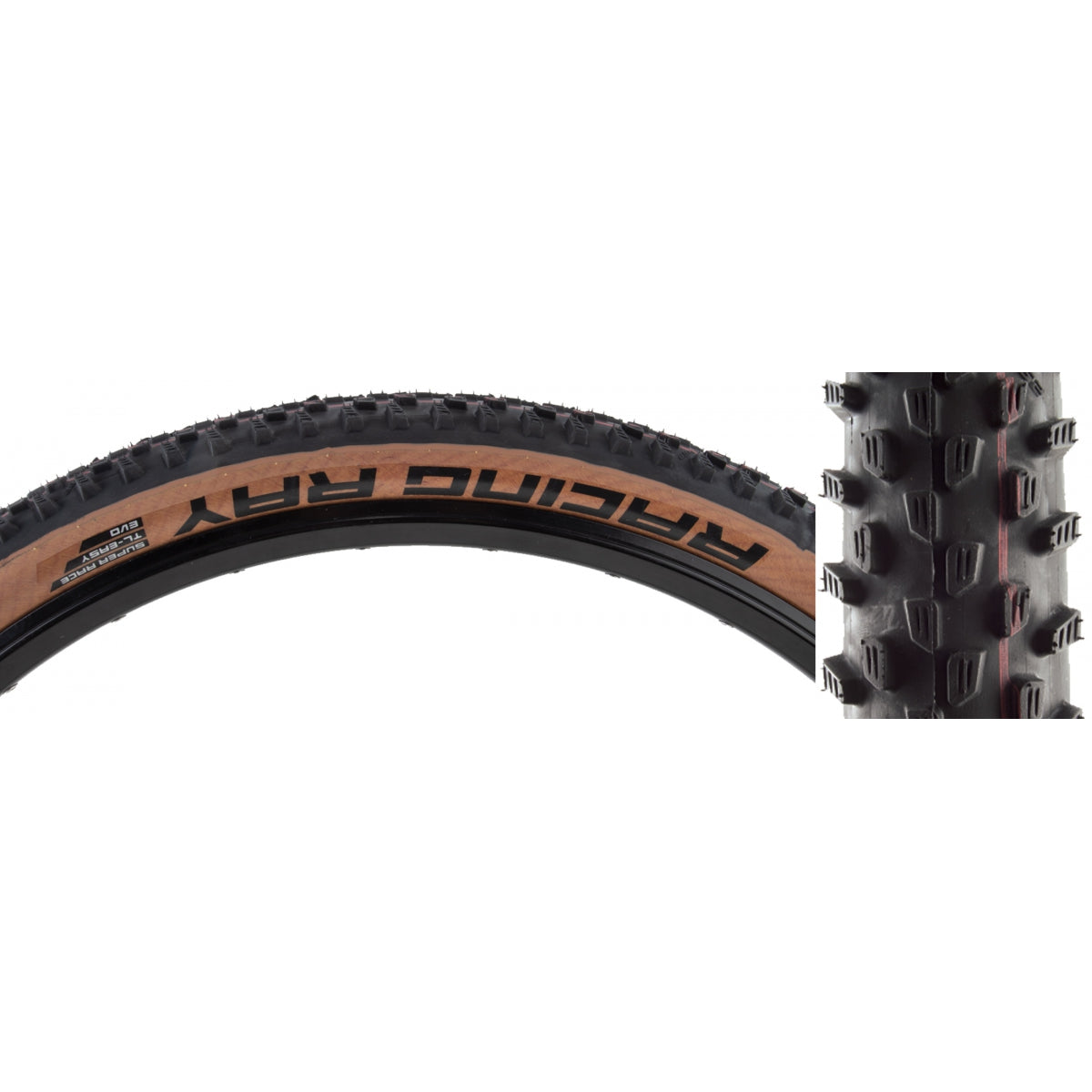 TIRE SWB RACING RAY 29x2.35 EVO S-RACE BK/TAN ADDIX SPEED TLR FOLD