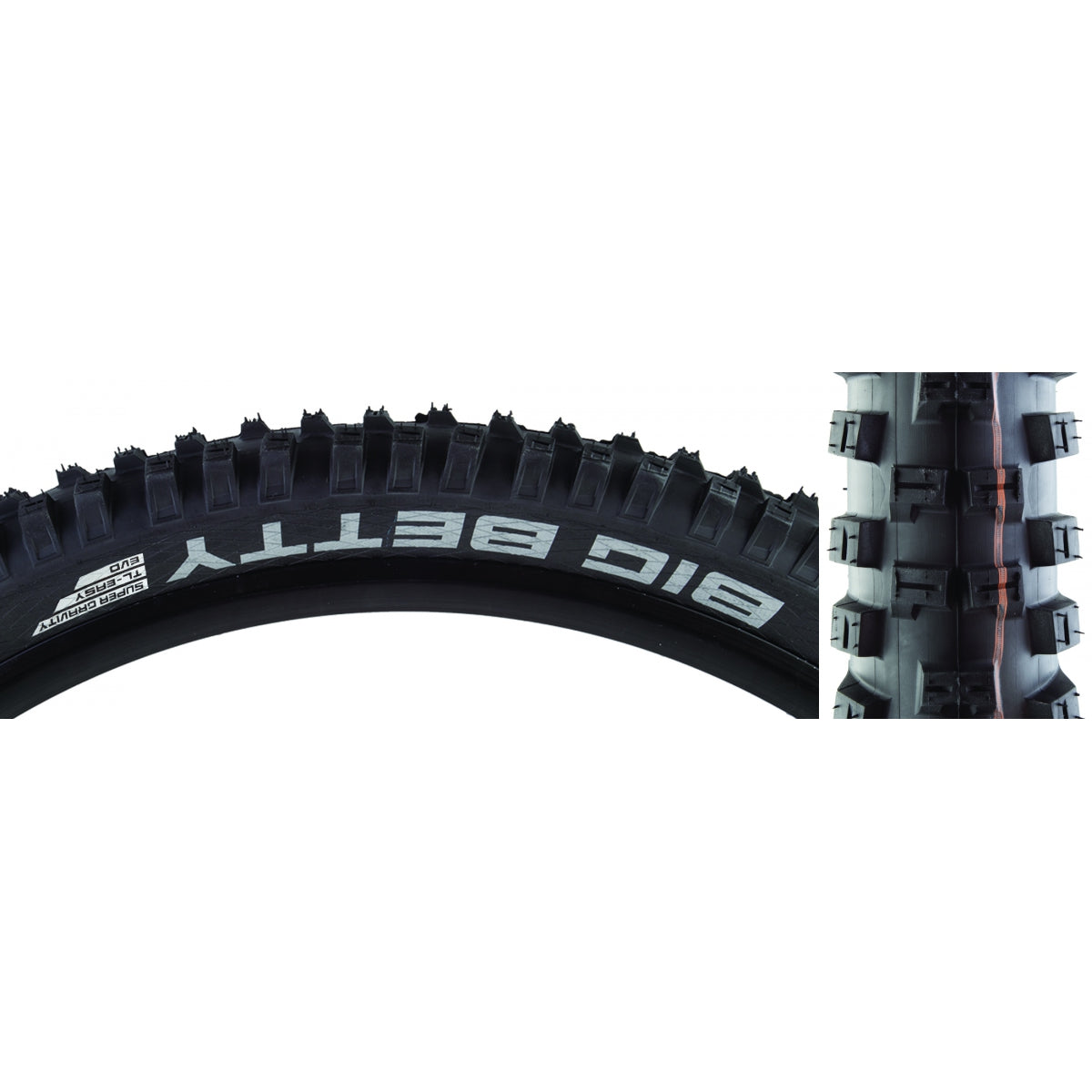 TIRE SWB BIG BETTY EVO 29x2.6 S-GRAVITY BK/BSK ADDIX SOFT TLR FOLD