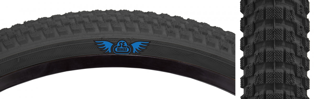 TIRE SE BIKES CUB 26x2.0 BK/BK WIRE/27/MPC