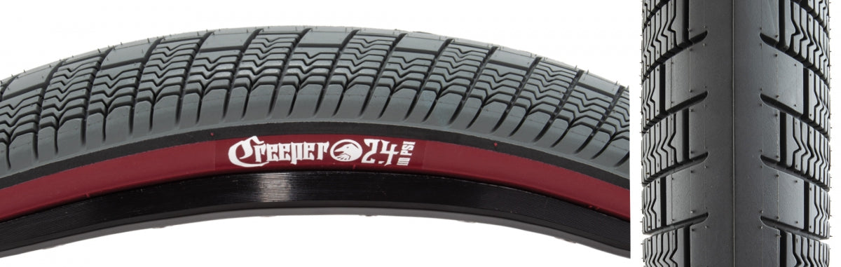 TIRE TSC CREEPER 20x2.4 WIRE FINEST GY/RD