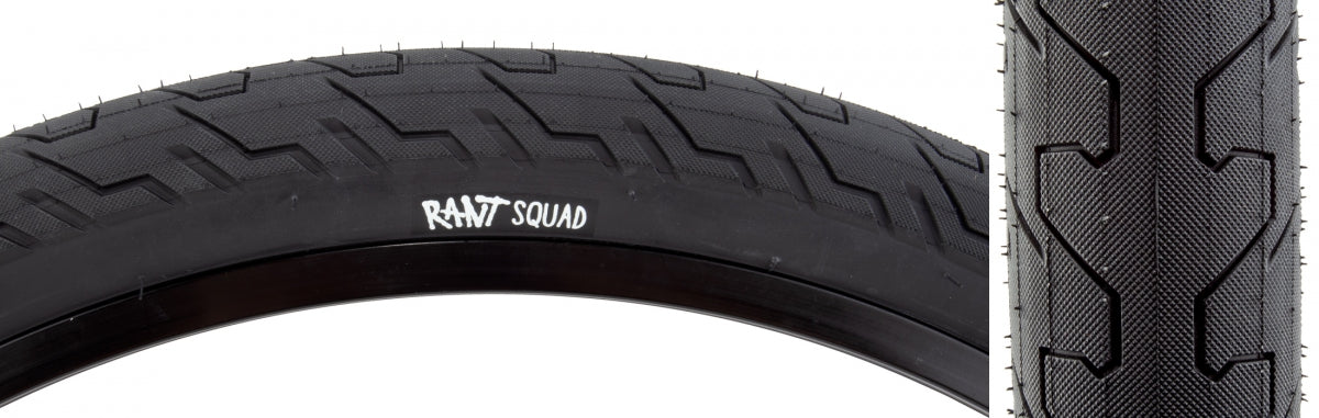 TIRE RANT SQUAD 12x2.2 WIRE BK/BK
