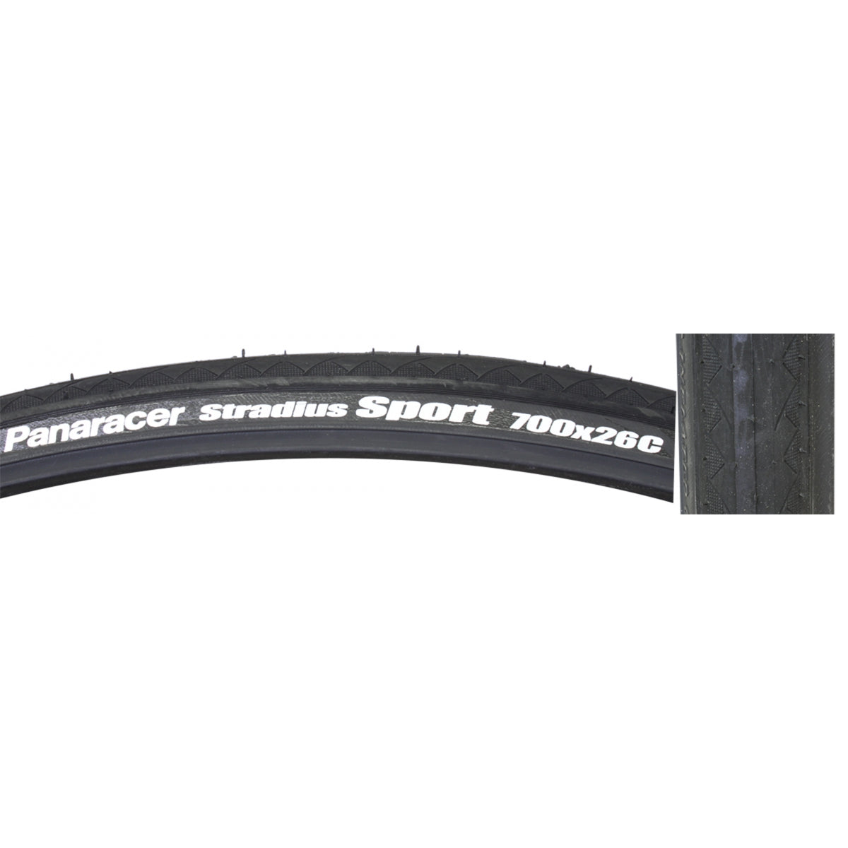 TIRE PAN STRADIUS SPORT 700x26 WIRE BK/BK