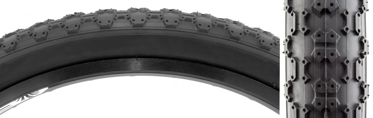 TIRE SUNLT UTILIT 20x1.75 BK/BK MX3 104A WIRE