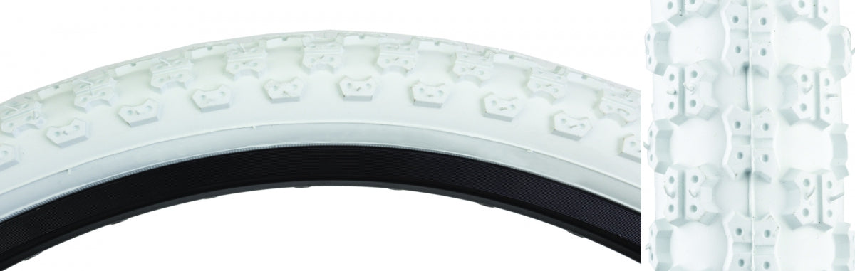TIRE SUNLT 20x1.75 WH/WH MX3 K50 WIRE