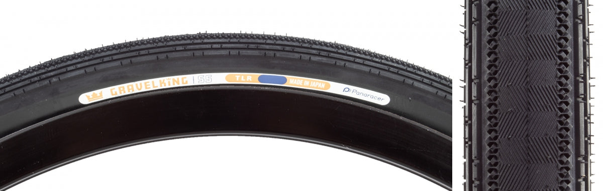 TIRE PAN GRAVELKING SS 27.5x1.5 (650Bx38) FOLD TBLS BK/BK (O)