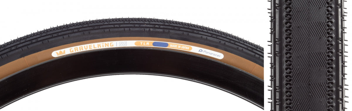 TIRE PAN GRAVELKING SS 27.5x1.75 (650Bx42) FOLD TBLS BK/BN (O)