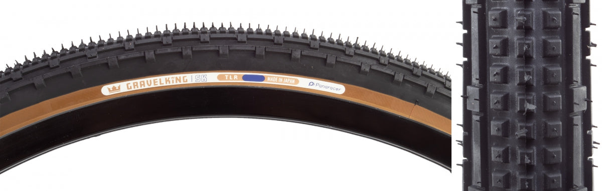 TIRE PAN GRAVELKING SK 27.5x1.75 (650Bx43) FOLD TBLS BK/BN (O)