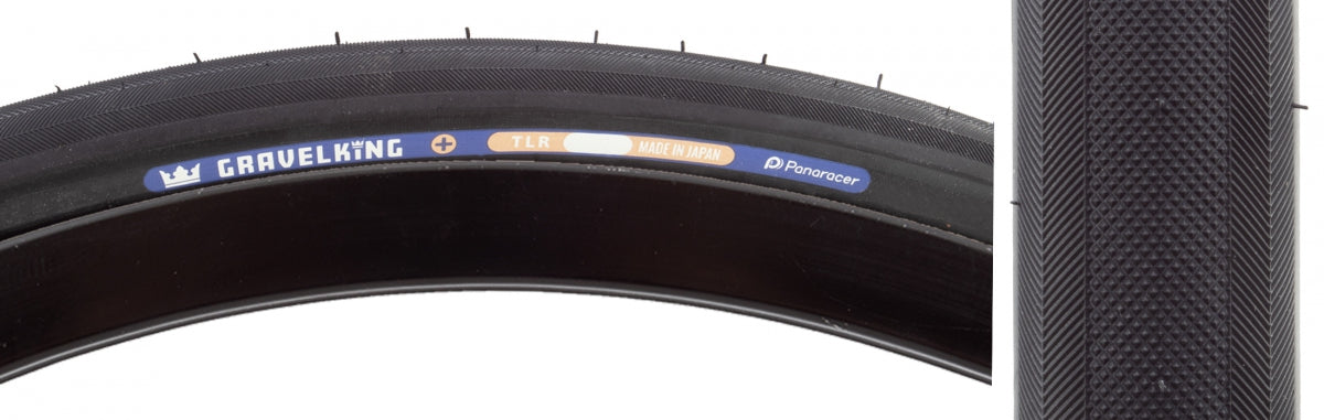 TIRE PAN GRAVELKING+ 700x30 FOLD TBLS BK/BK (O)